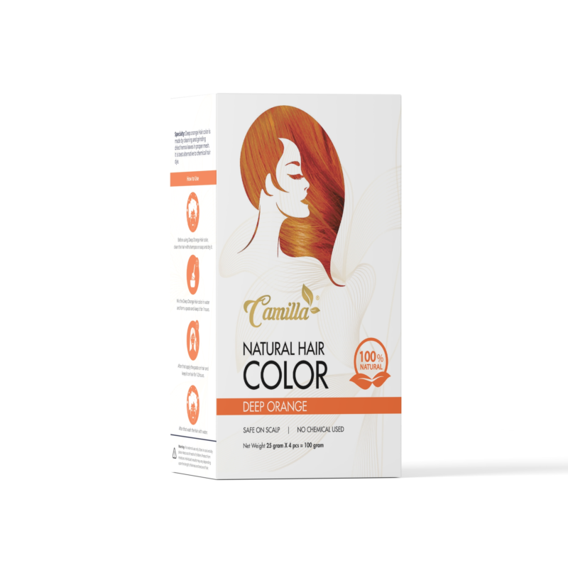 Hair Color Deep Orange – Camilla 100% Natural