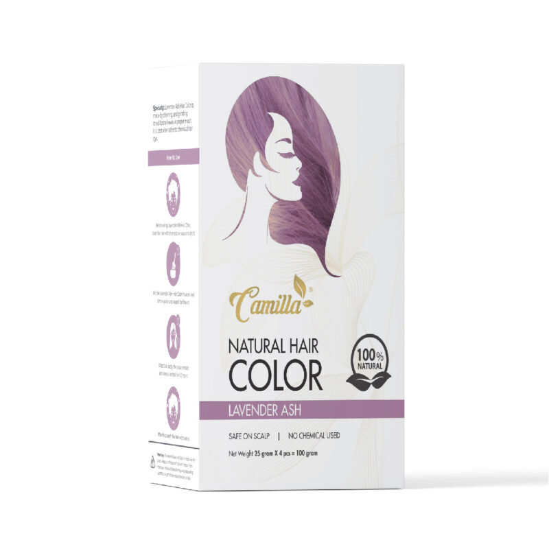 Hair Color Lavender Ash – Camilla 100% Natural