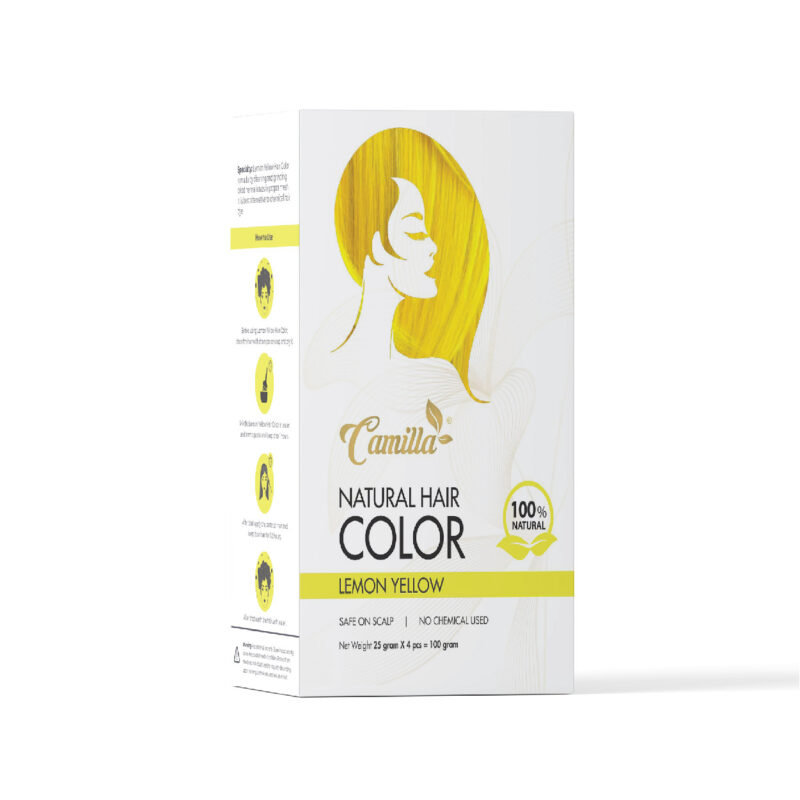 Hair Color Lemon Yellow – Camilla 100% Natural