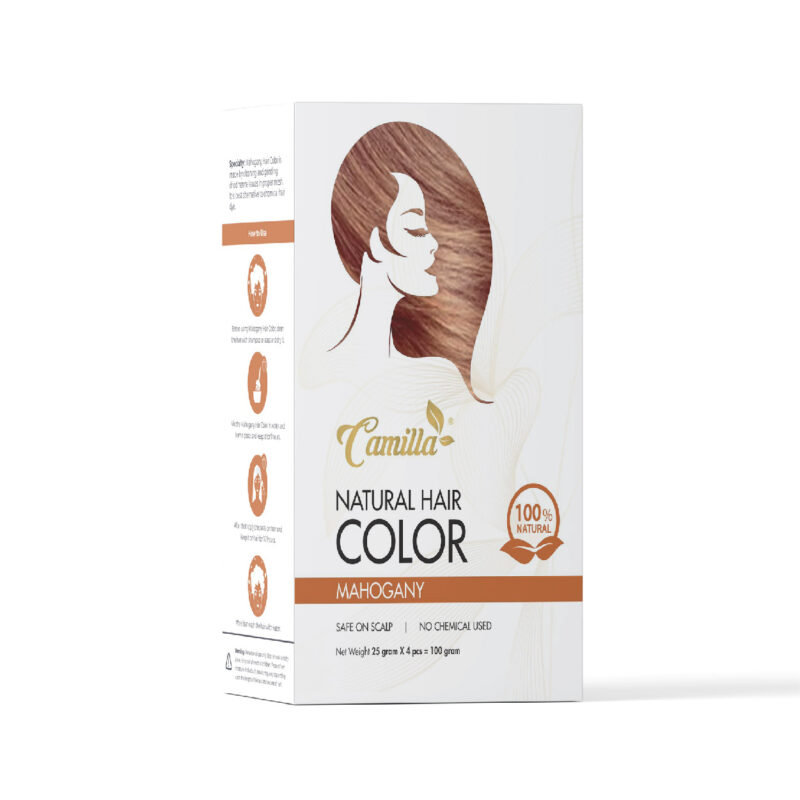 Hair Color Mahogany – Camilla 100% Natural