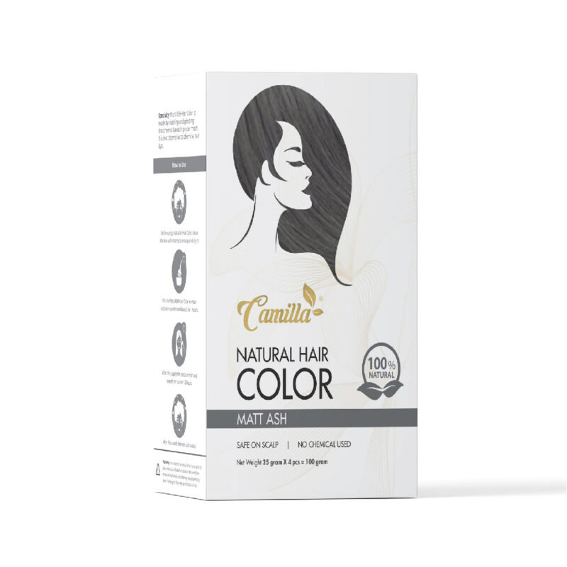 Hair Color Matt Ash – Camilla 100% Natural