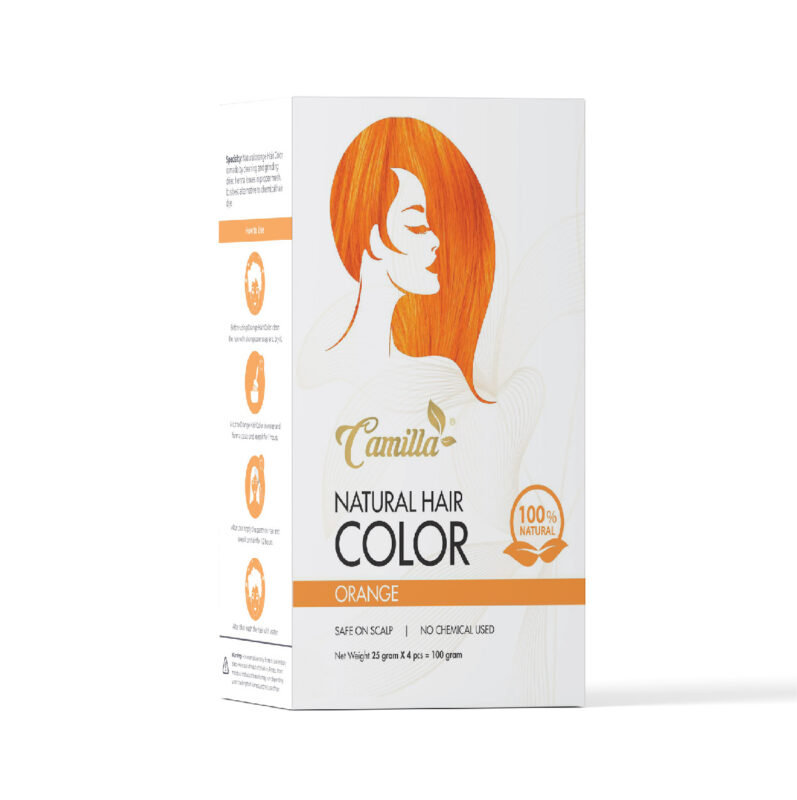 Hair Color Orange – Camilla 100% Natural